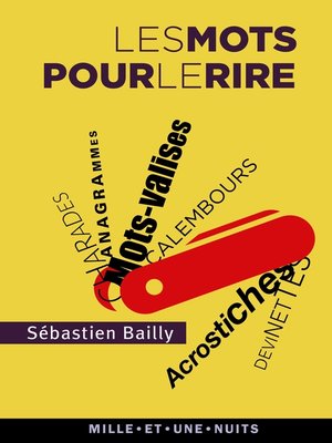 cover image of Les mots pour le rire